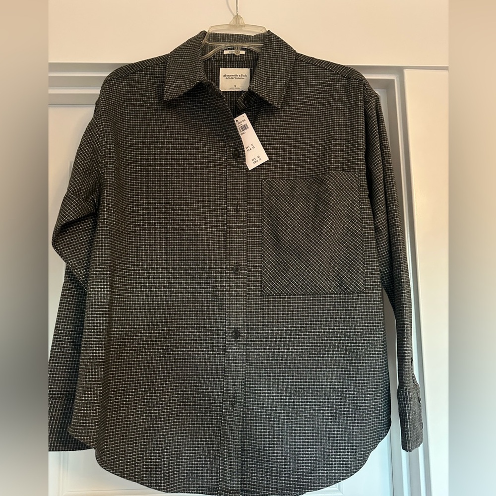 Abercrombie & Fitch Oversized Flannel Shirt